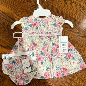 NWT baby floral 2 piece dress 6-9 months